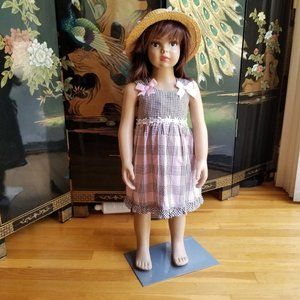 Rare, Too Size 24 Months Pink Brown Plaid Dress